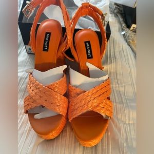 Nine West Haydn Woven Platform Heel